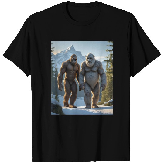 BIGFOOT AND YETI 4 T Shirts