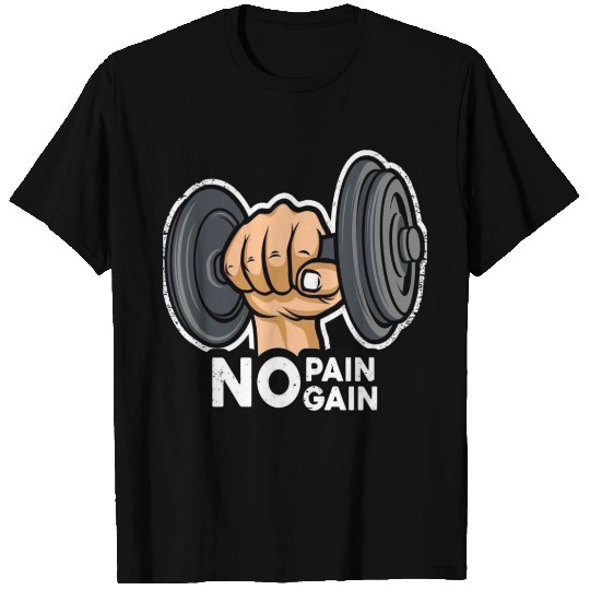 Motivational Fitness Graphic with Fist  T Shirts