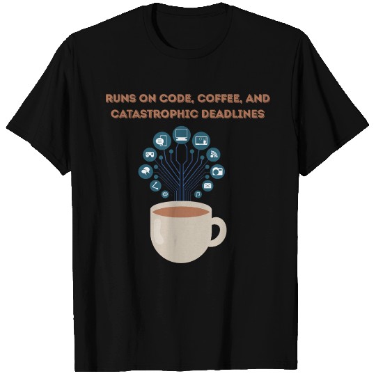 Software date engineer runs on coffee T Shirts