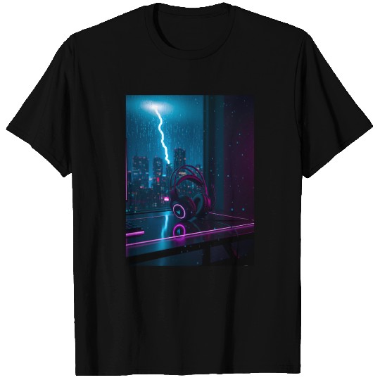 Cyberpunk Gaming Headset T Shirts
