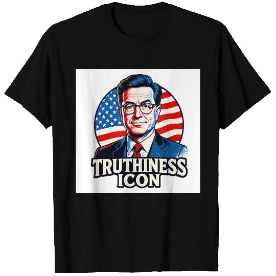 Stephen Colbert – Truthiness Icon Retro T Shirts