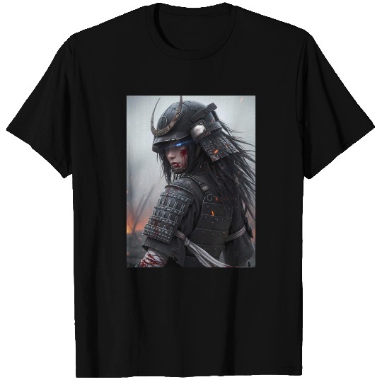 Cyberpunk Samurai Girl T Shirts