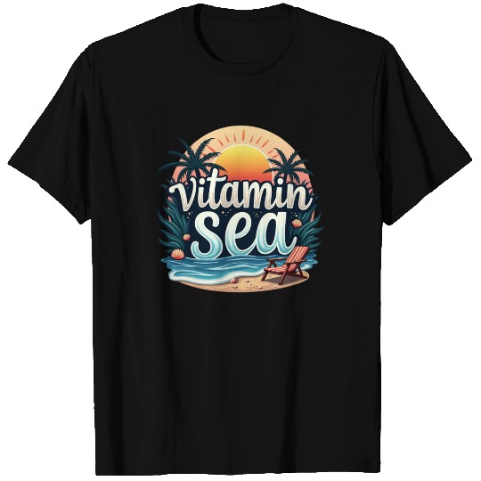 Sunset Beach Relaxation Design T Shirts