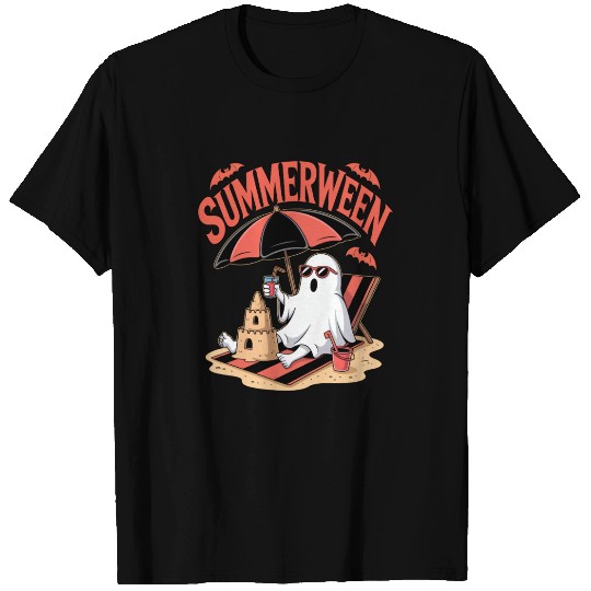 Summerween Beach Ghost T Shirts