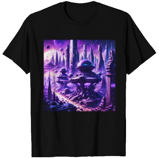 Futuristic Sci-FI Fantasy Alien Planet T Shirts