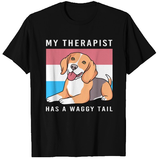 Therapy Dog Lover Psychology Therapist T Shirts