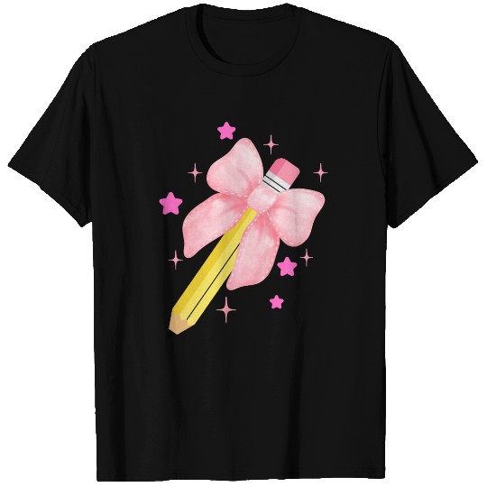 Back To School Cute T Shirts - Pencil And Bow School