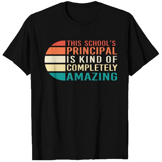 School Principal Teacher Appreciation T Shirts