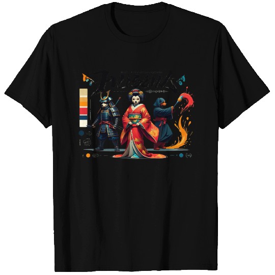 ArteBushidoFurryDJVibe – Urban Samurai Beats-3 T Shirts