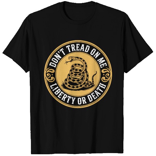 Dont Tread on Me - Liberty Emblem T Shirts