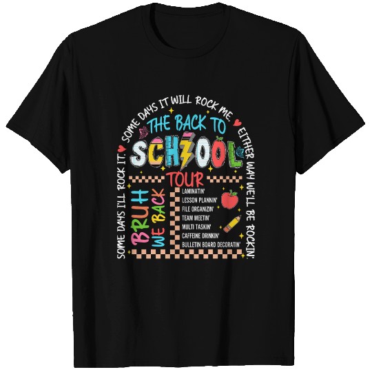 Back to School Tour T Shirts – Fun Teacher Design