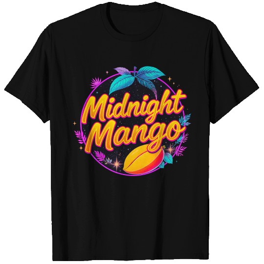 Nighttime Mango Bright Design T Shirts