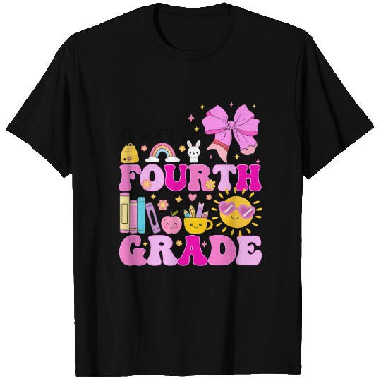 Hello Fourth Grade, Preppy Back to School T Shirts