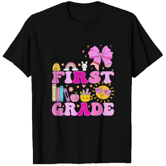 Hello First Grade, Preppy Back to School T Shirts