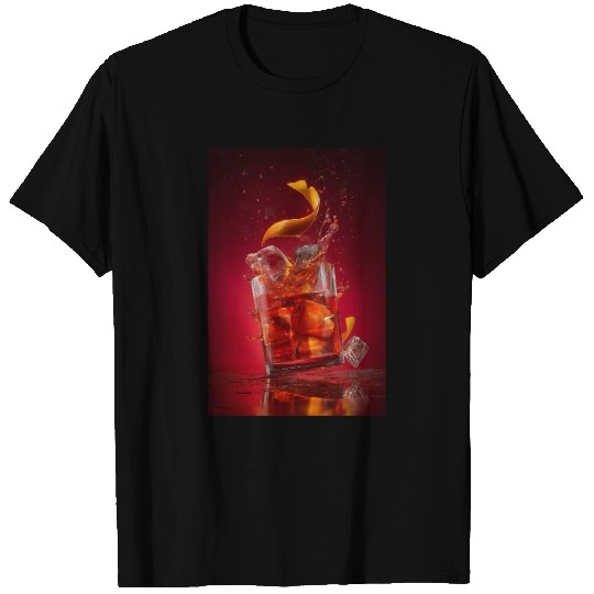 Splashing Negroni Cocktail T Shirts