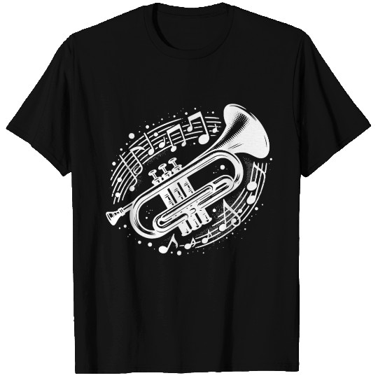Trumpet Meets Musical Note Loud, Wild, Beautiful T Shirts