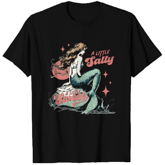 A little salty a little sweet Whimsical mermaid T Shirts