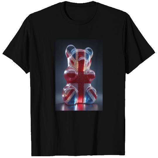 Union Jack Gummy Bear T Shirts