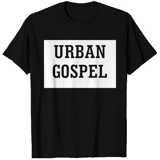 Bold Urban Gospel Typography Design T Shirts