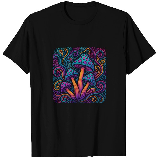 Psychedelic Mushroom Dream T Shirts