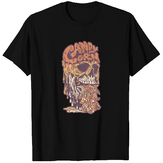 Candy Corn Skull T Shirts