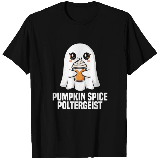 PUMPKIN SPICE POLTERGEIST - GHOST HALLOWEEN T Shirts