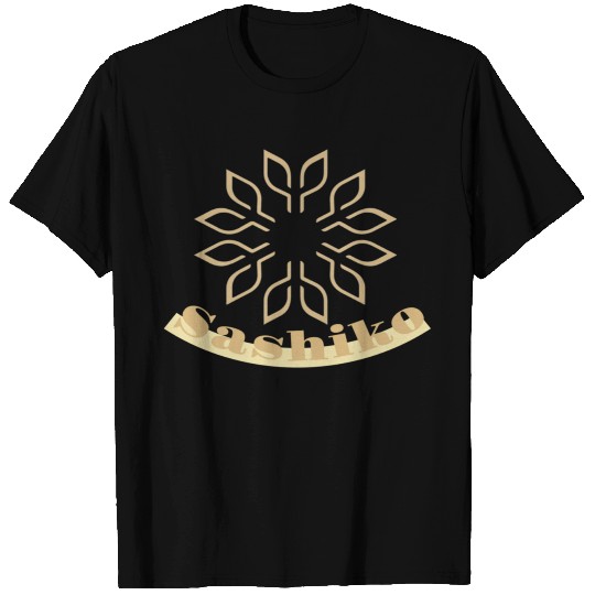 Elegant Snowflake Symmetry Design T Shirts