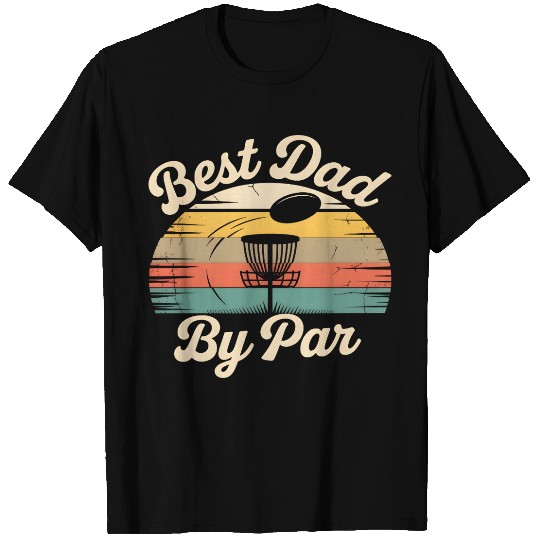 Retro Disc Golf Best Dad by Par T Shirts