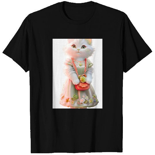 Blossom Belle Kitty Couture Figurine  Feline Coutu T Shirts