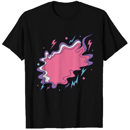 Vibrant Storm Cloud Illustration T Shirts