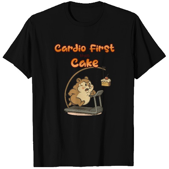 Chubby Hamster Running T Shirts