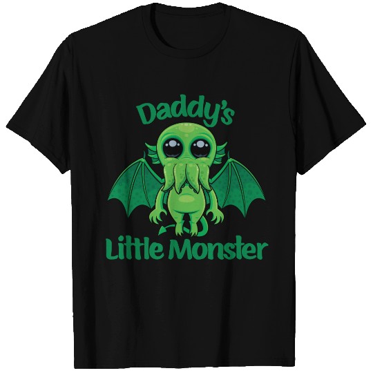 Daddy’s Little Monster Cute Baby Cthulhu T Shirts