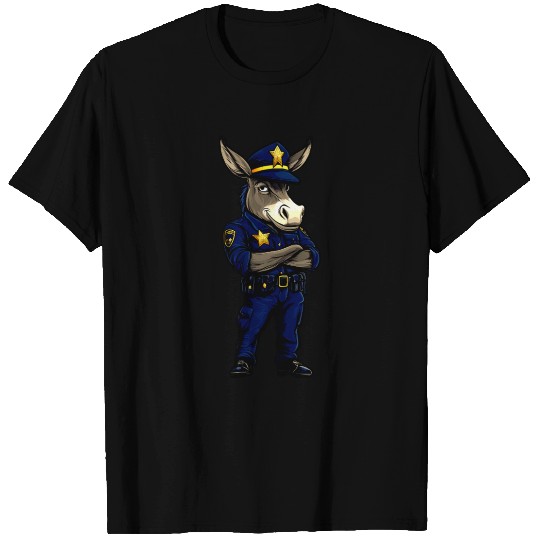 Police donkey T Shirts