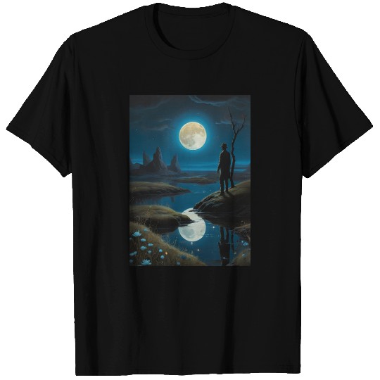 Mystic Night Under the Full Moon T Shirts