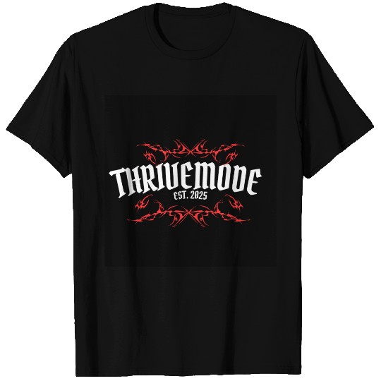 Thrivemode Gothic Tattoo Style Logo T Shirts