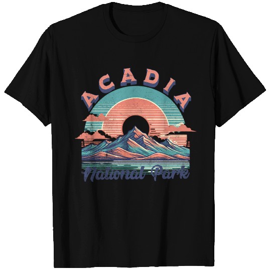 Cadi National Park Sunset Mountain Design T Shirts