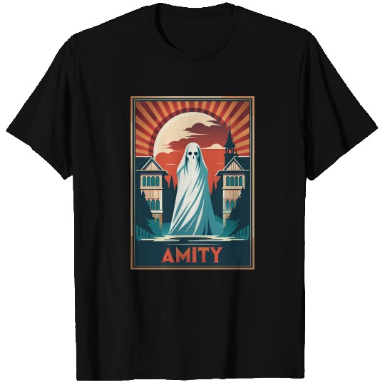 Haunting Amity Ghost Illustration T Shirts