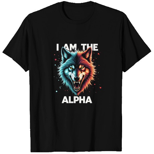 I Am The Alpha Wolf T Shirts