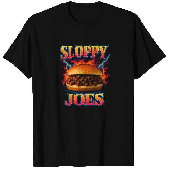 Sloppy Joes Favorite Food Funny Weird 90s T Shirts