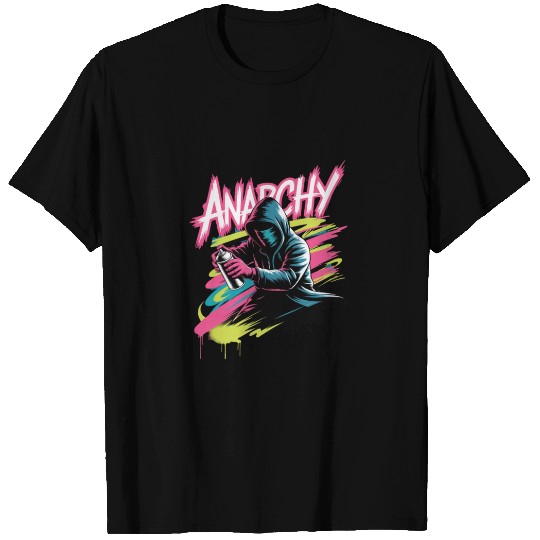 Graffiti-Inspired Hooded Rebel Design T Shirts
