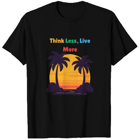 Sunset Palm Tree Motivation Design T Shirts