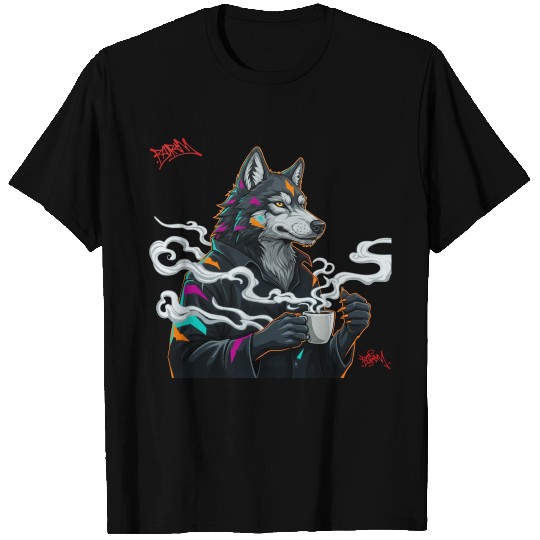 anthropomorphic wolf streatwear T Shirts
