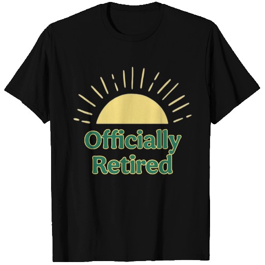 Sunrise Retirement Celebration Design T Shirts
