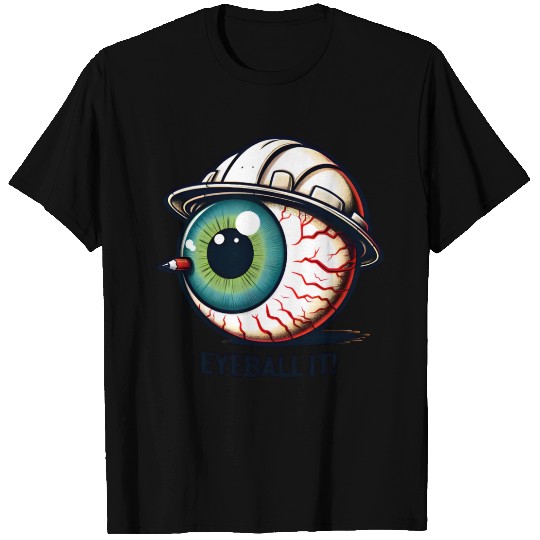 Surreal Eyeball with Space Hat T Shirts