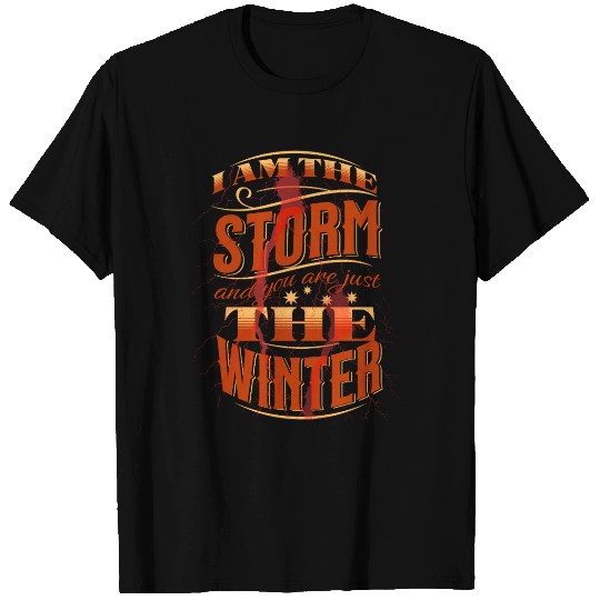 Lamenting Storm Winter Design T Shirts
