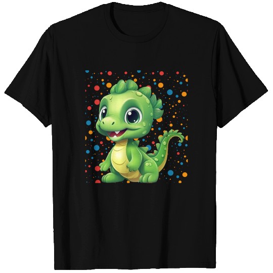 Cute Dinosaur Polka Dots for Boys Kids and Girls T Shirts