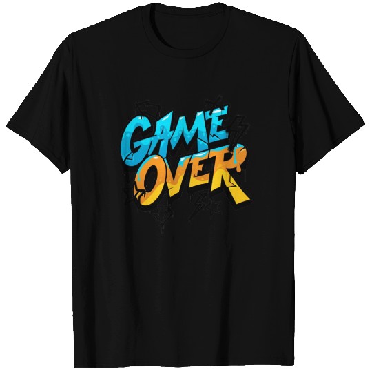 Graffiti Style Game Over Design T Shirts