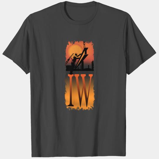 ironworker man_on_steel T Shirts
