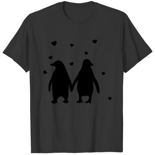 Penguins in love - love each other penguins T Shirts