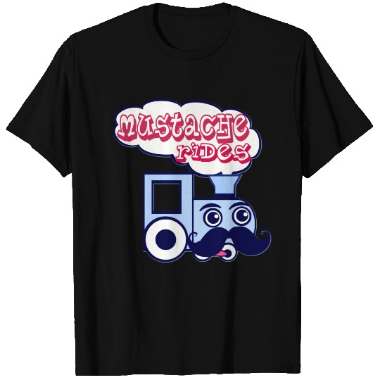 Mustache Rides T Shirts